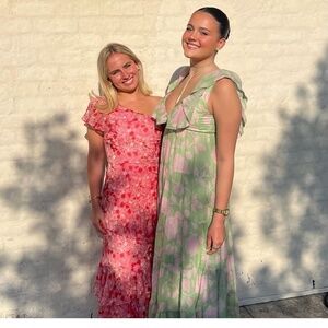 Long one shoulder dress